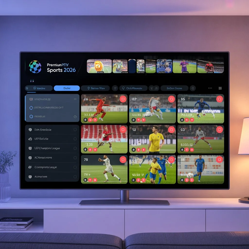 Best Premium IPTV en Sport: Hoe kijk je Eredivisie, Champions League & Meer in 2026? 3 Premium IPTV